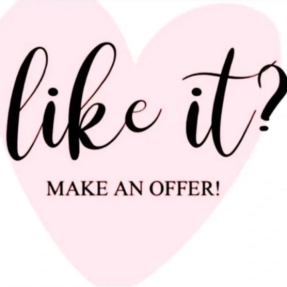 Reasonable offers are welcome! I will either accept or counteroffer.